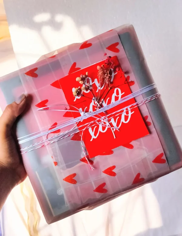 the red hamper box