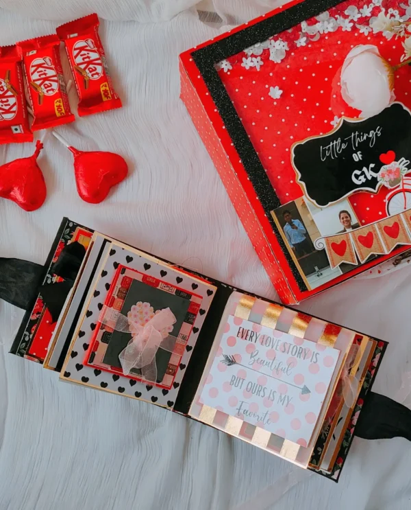 the red hamper box