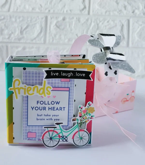 colorful pocket scrapbook