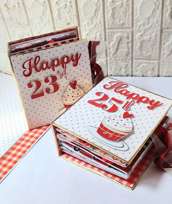 Premium Red Album with Gold Foil